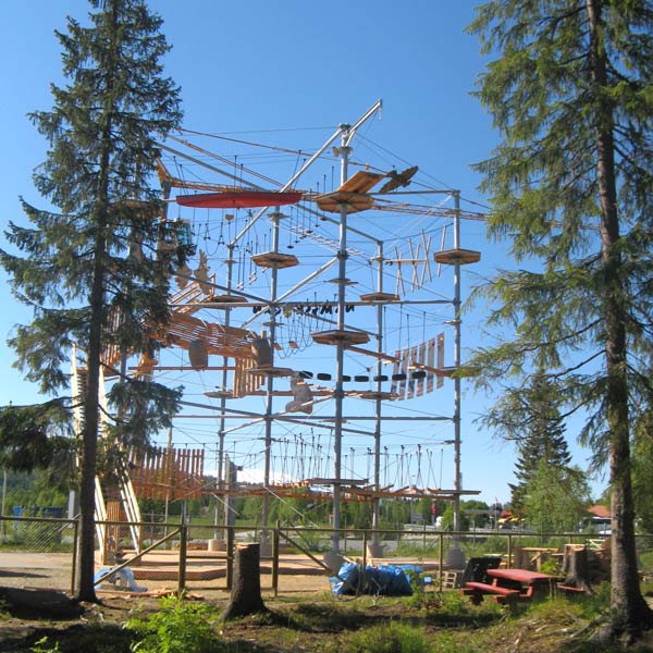 KristallTurm KT-7 High Ropes Course in Trones, Norway